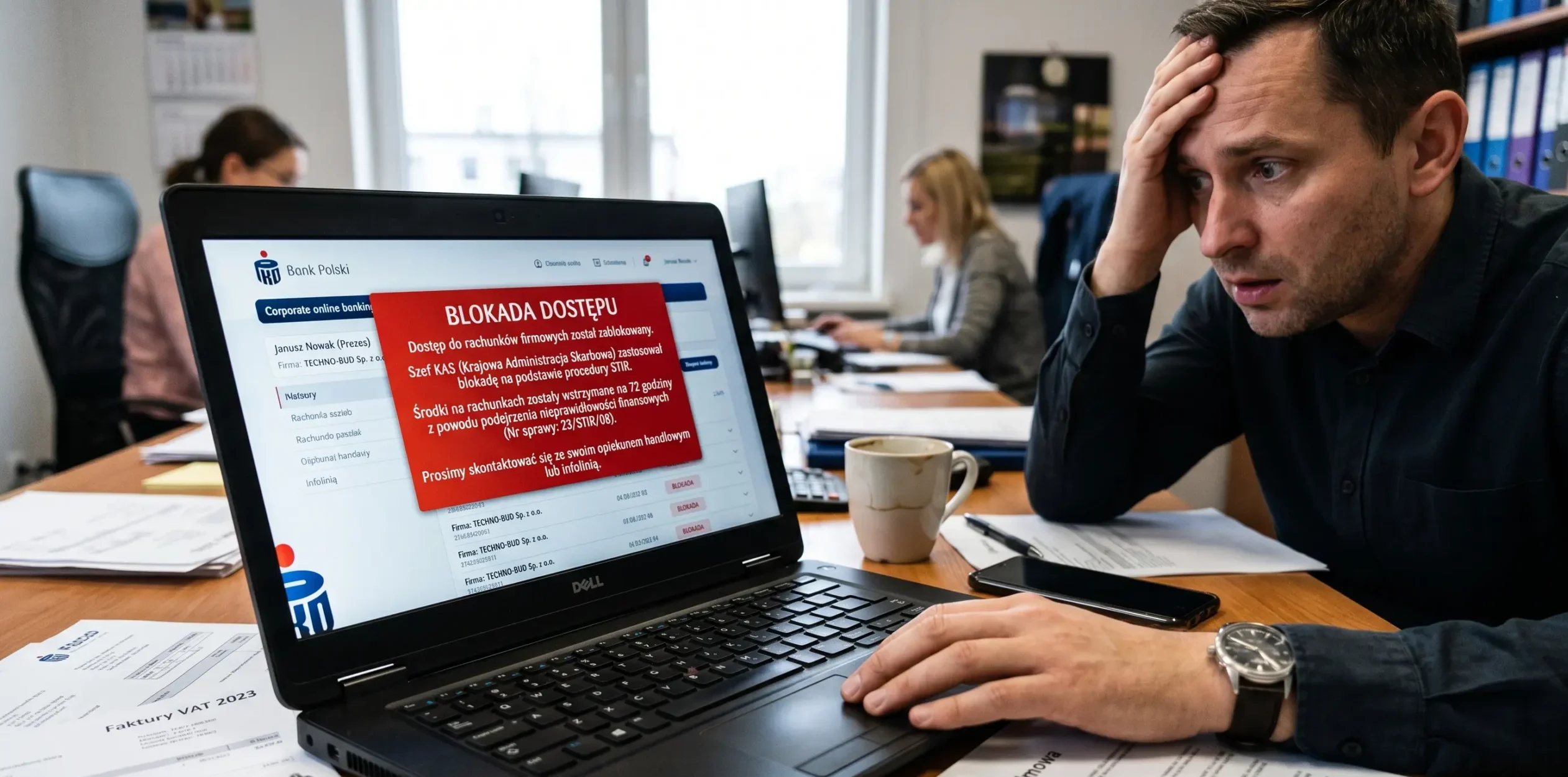 Kontrola KAS i PIP w 2026: Jak zabezpieczyć zarząd przed odpowiedzialnością karną i blokadą kont 1 Gemini Generated Image 1gmmvn1gmmvn1gmm scaled e1776505088410